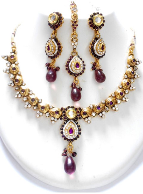 Polki Necklace Set